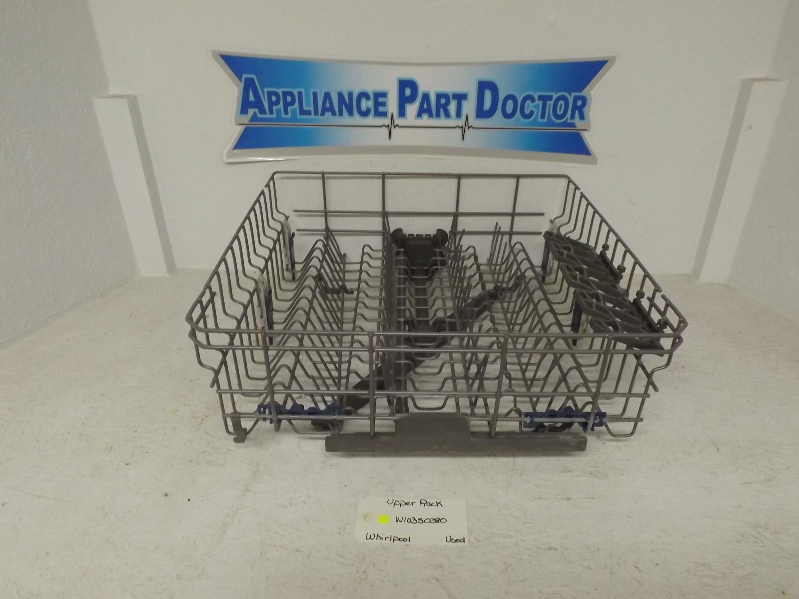 Whirlpool Dishwasher W10350380 Upper Rack Used Whirlpool Dishwasher W10350380 Upper Rack Used
